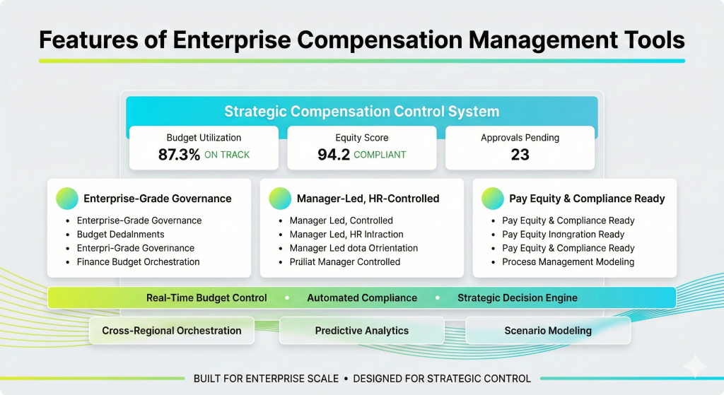 Features of Enterprise Compensation Management Tools