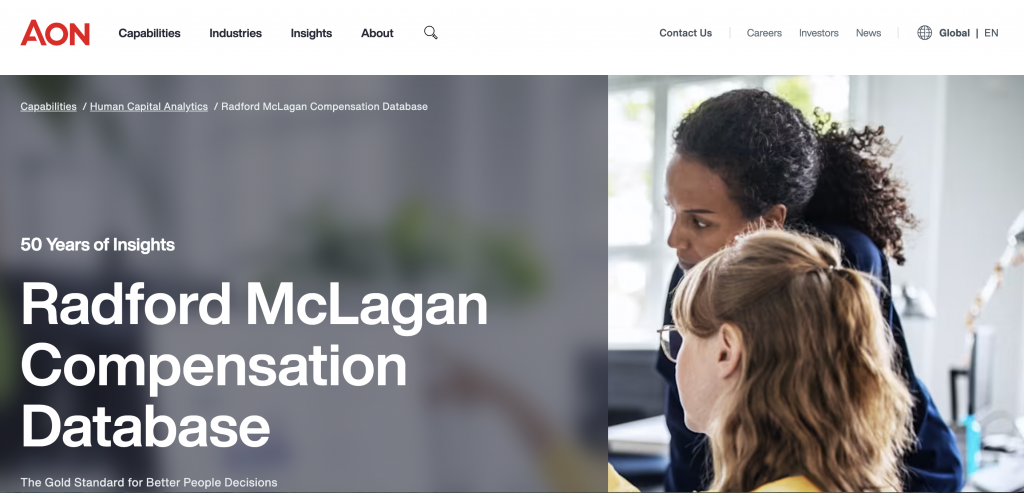 Radford compensation mangement