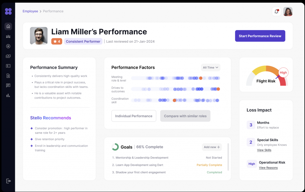 Stello- AI-powered compensation planning and performance decision platform
