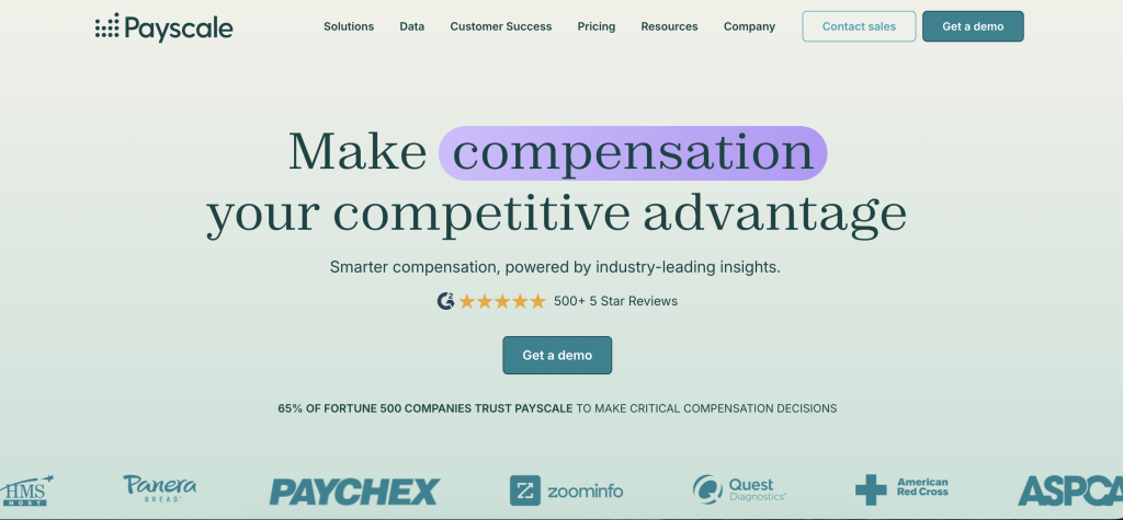 HRSoft alternative- Payscale